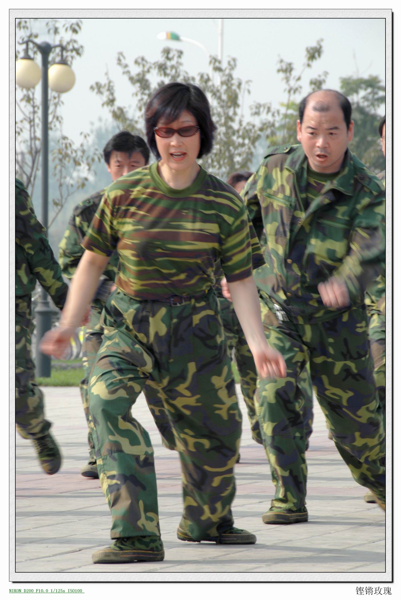 铿锵玫瑰苦练基本功