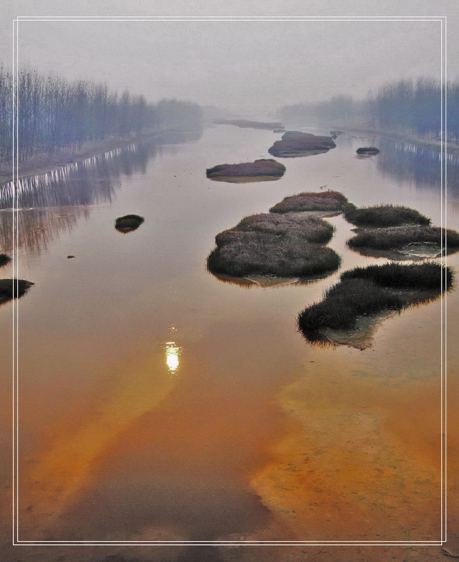夕照金堤河