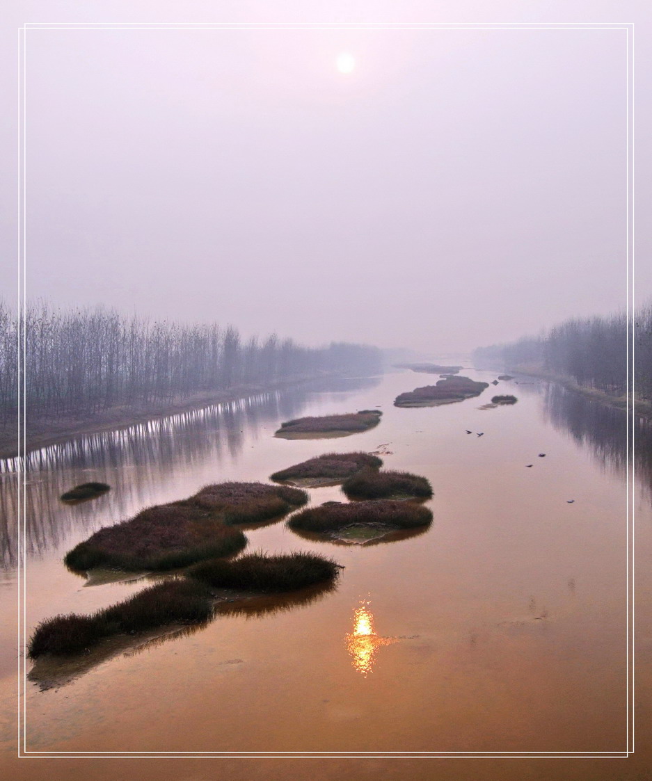 夕照金堤河