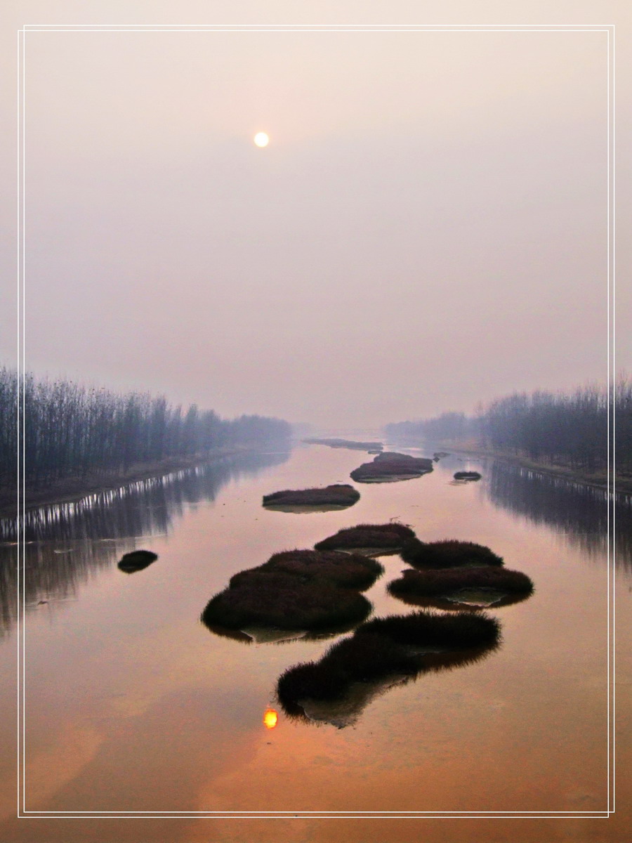 夕照金堤河