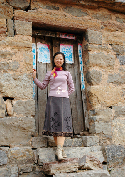 灵山派拍美女