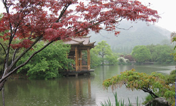 老是看大家发贴，都不好意思了。发张西湖小景