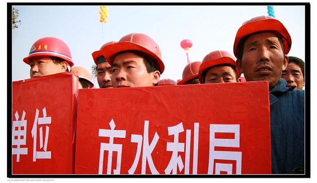 12月19日在黄河渠村大闸所拍人像