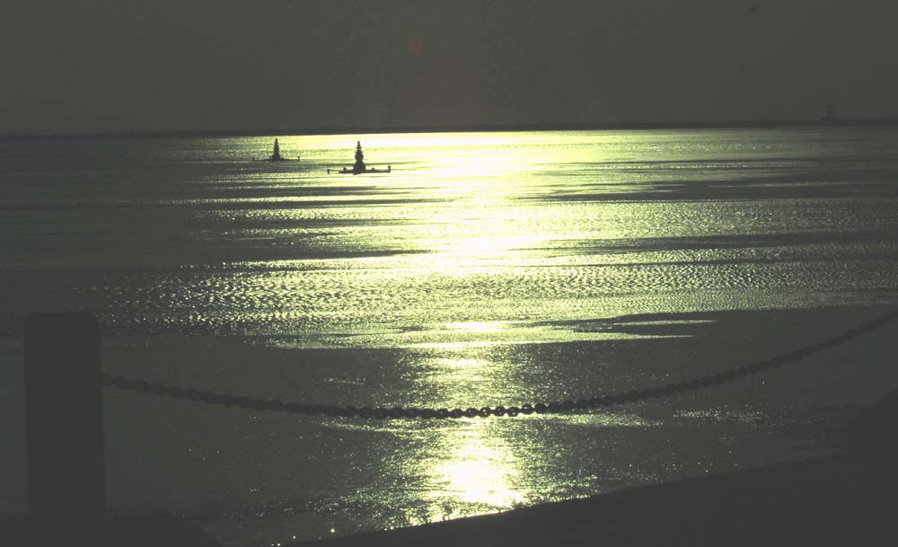 天鹅湖日落