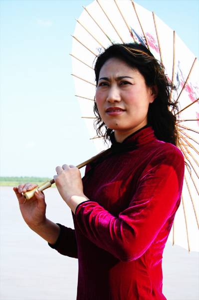 黄河岸边人像