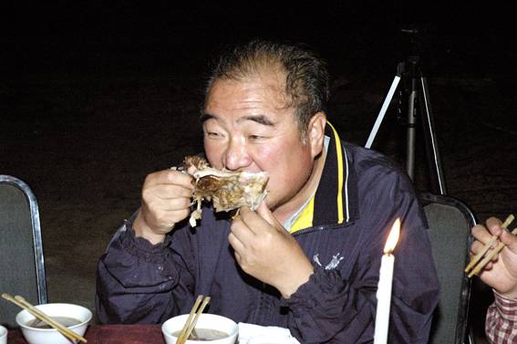 快乐的篝火晚会