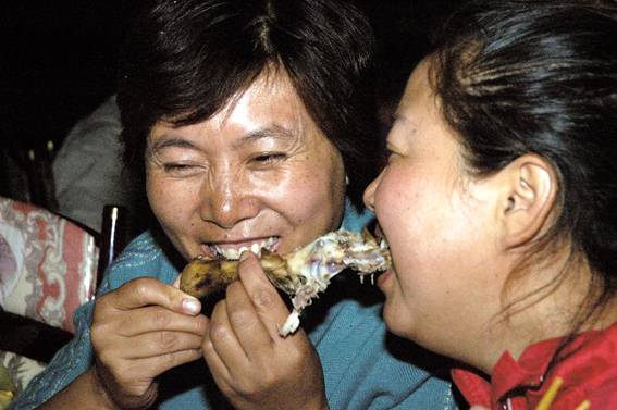 快乐的篝火晚会