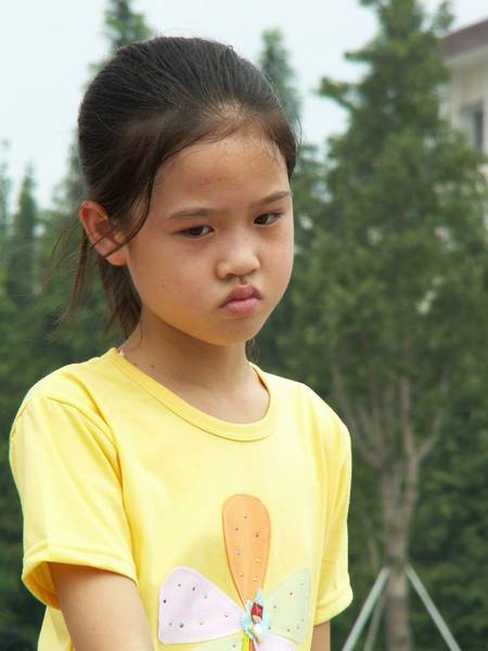 忧郁的女孩儿