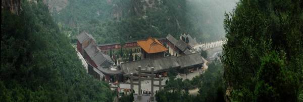 数码合成：五龙口全景