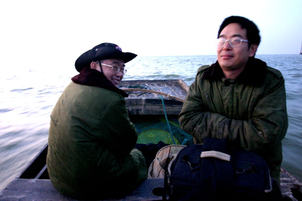“铿锵三人行”东平湖探点花絮