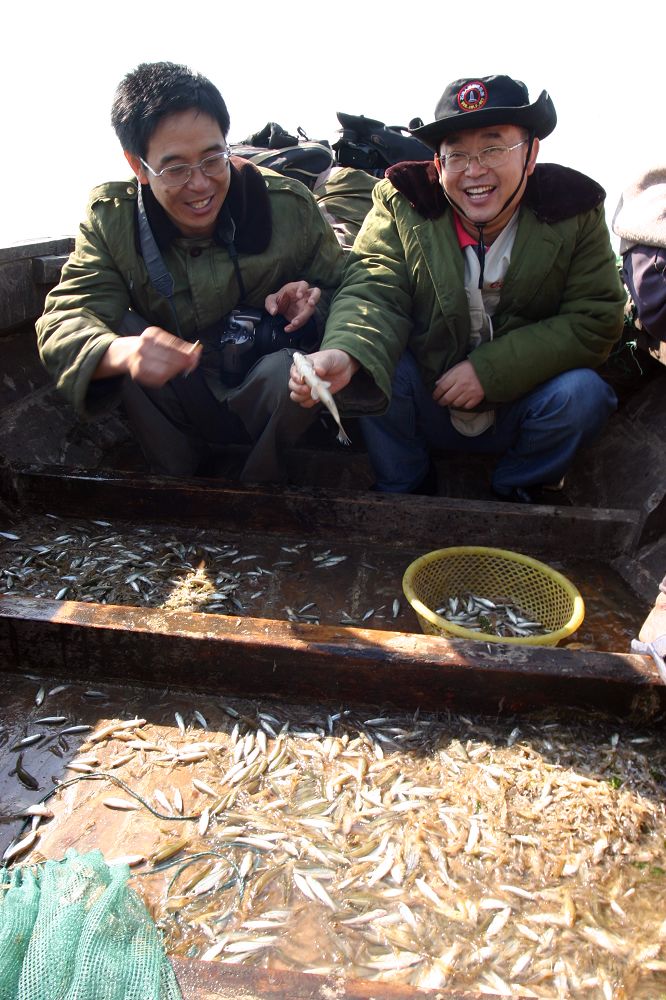 “铿锵三人行”东平湖探点花絮