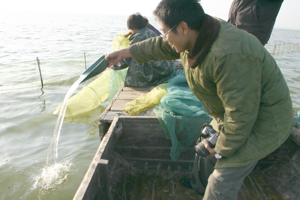 “铿锵三人行”东平湖探点花絮
