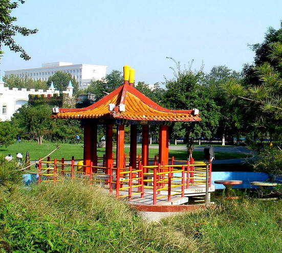 油城社区风光一组（中原油田）