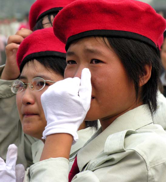 [原创]2006高中新生军训阅兵式掠影