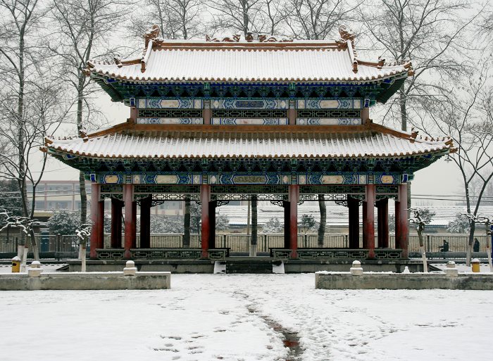 雪中景