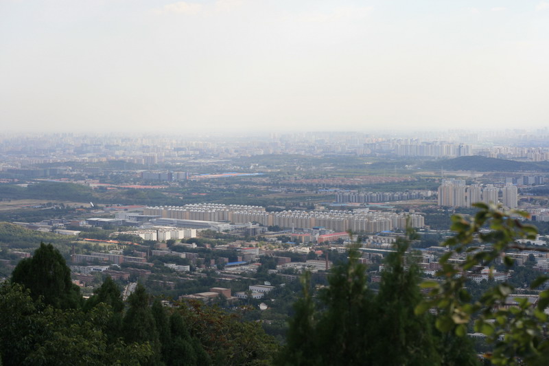 北京八大处公园鸟瞰
