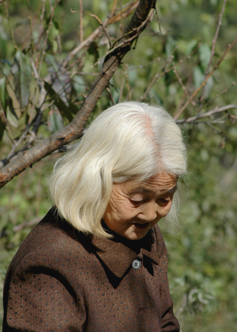 白发大妈