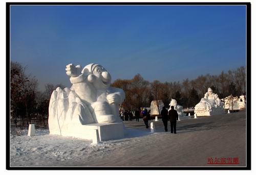 哈尔滨的雪雕