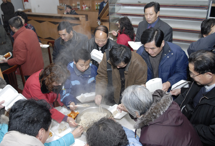 快乐的聚会----迎新年饺子宴花絮
