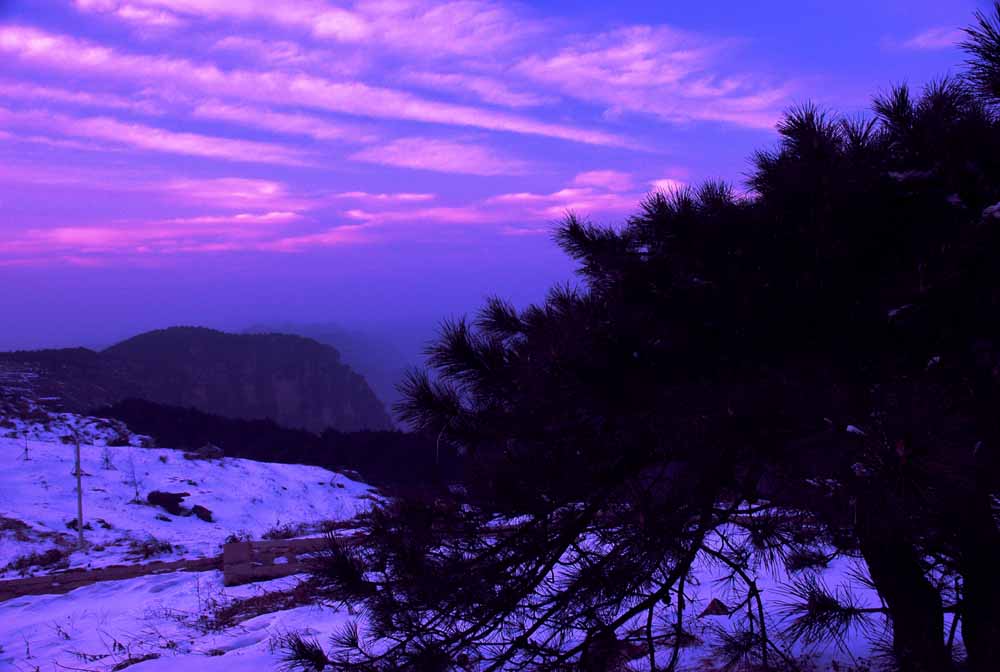 穿越太行之雪景