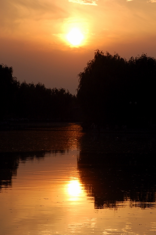 濮上园的夕阳