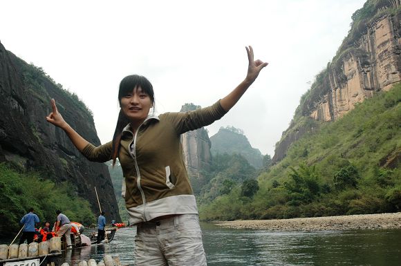 美丽女导游
