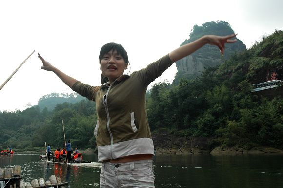美丽女导游