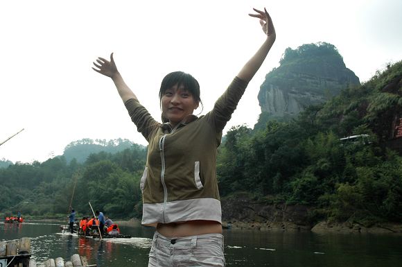 美丽女导游