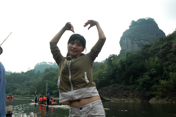 美丽女导游