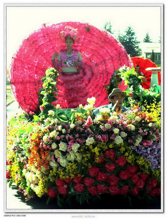 鲜花盛装