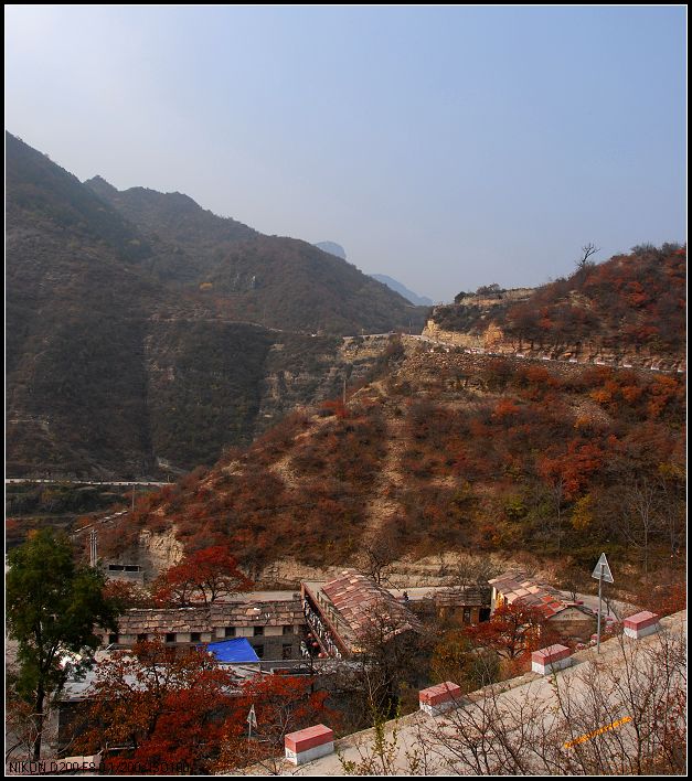 深秋的太行山林州