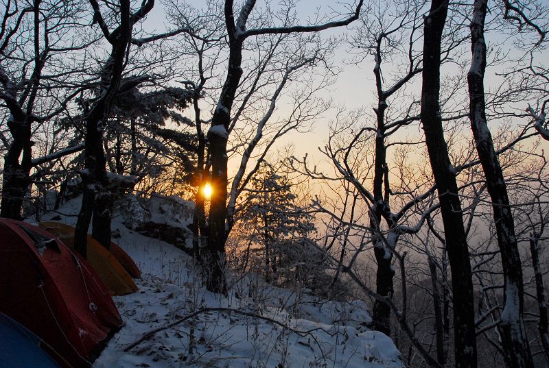 偶遇河南第一场雪
