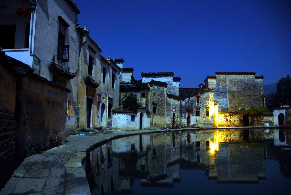 宏村夜景
