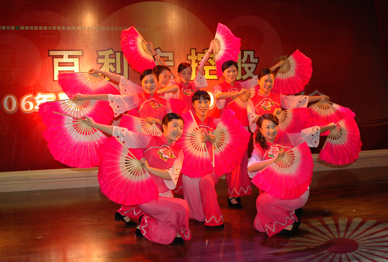 在广东观看企业新春联欢晚会2007.2.9