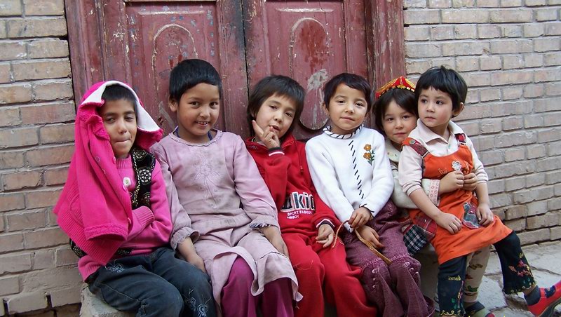 一群小维吾尔