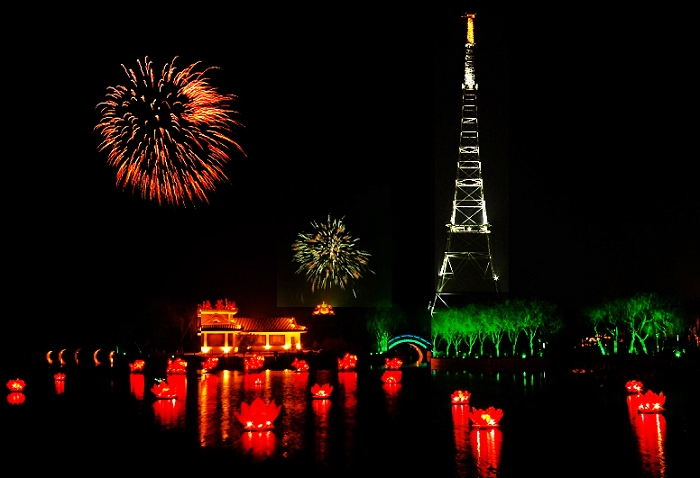 两张夜景