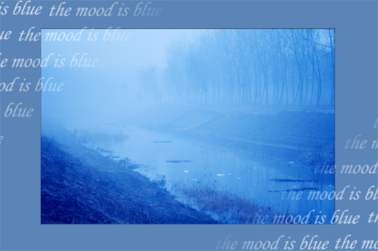 the  mood  is  blue