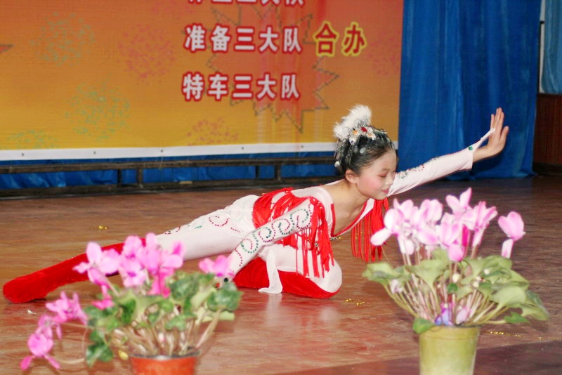 刘婕小朋友献艺表演