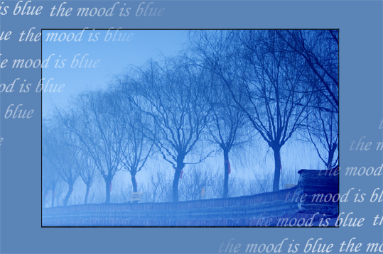 the  mood  is  blue