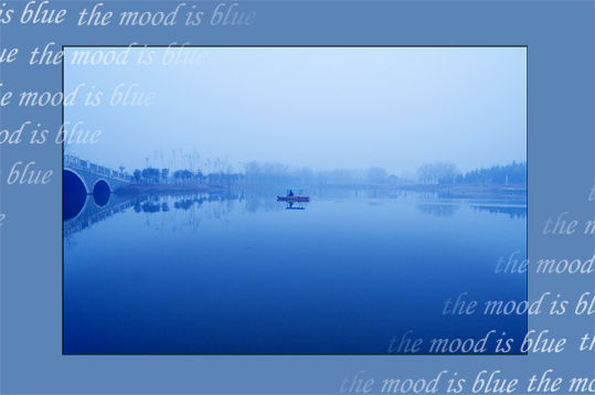 the  mood  is  blue