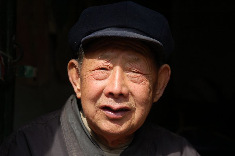 周末到农村亲戚家了