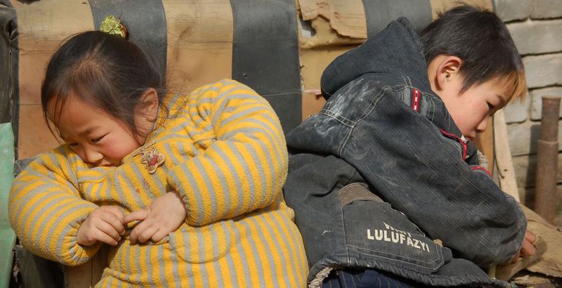 周末到农村亲戚家了