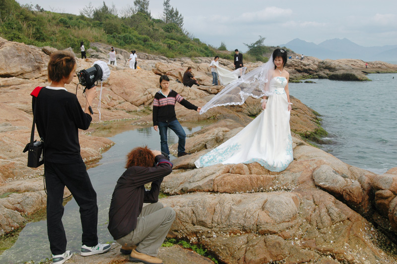 海岛拍婚纱