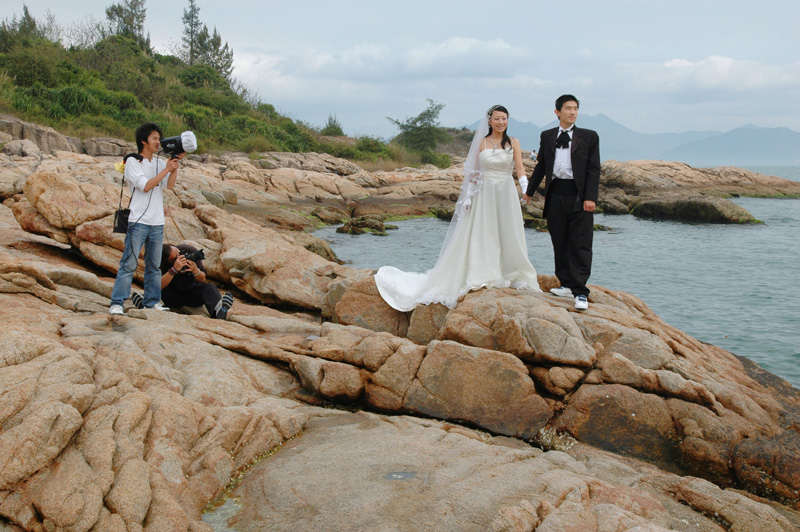 海岛拍婚纱