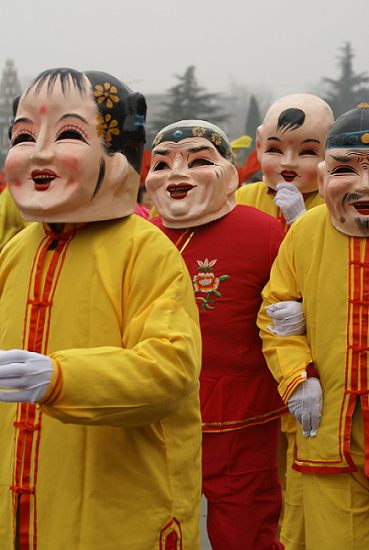 3月1号第九社区举办了"迎新春社火'活动
