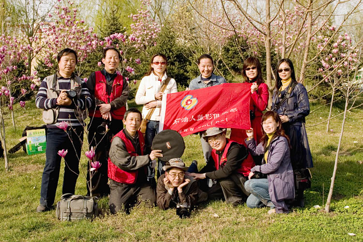 濮阳电视台采访花絮——开心摄影在春天