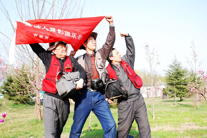 濮阳电视台采访花絮——开心摄影在春天