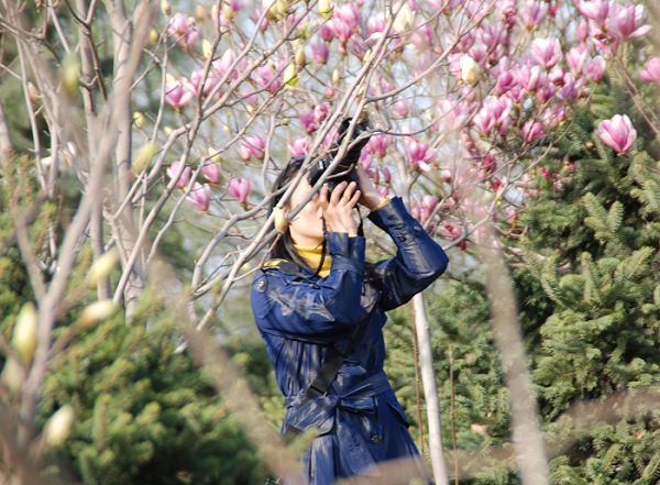 濮阳电视台采访花絮——开心摄影在春天