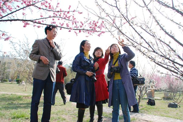 濮阳电视台采访花絮——开心摄影在春天