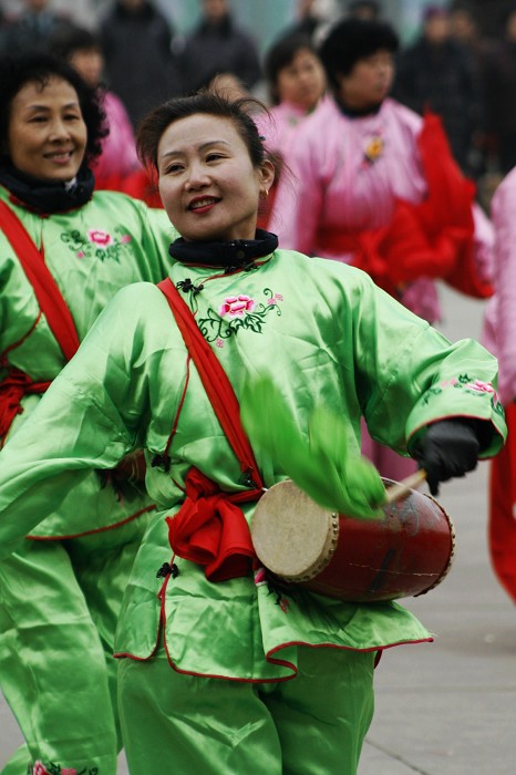 中原油田2007社火表演(正月十三彩排)